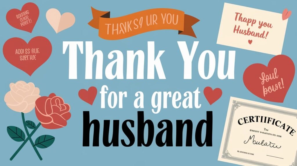 Thank You Messages for Being a Great Husband
