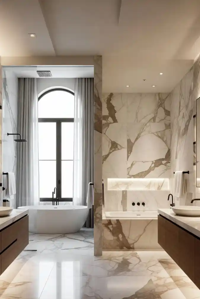 Calacatta Arch Spa Suite