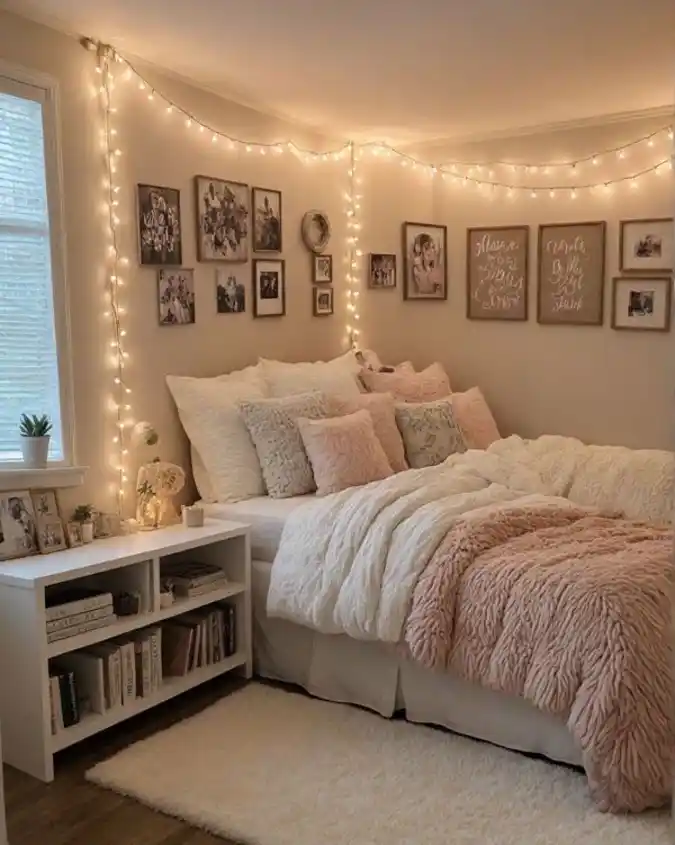 Cascading Fairy Light Canopy