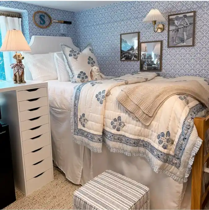Coordinated Blue & White Sanctuary