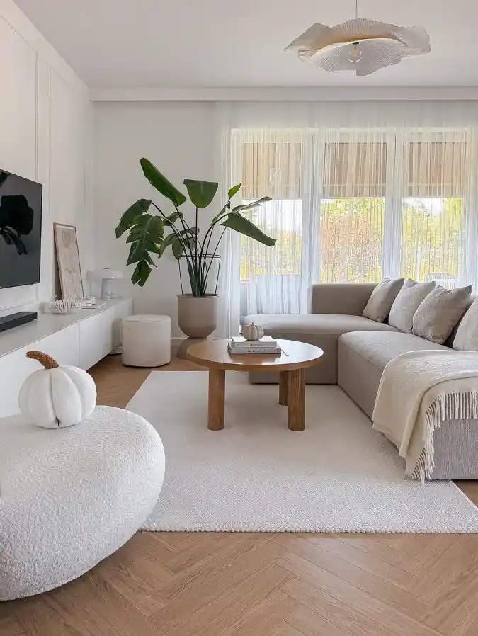 Cozy Neutral Palette Lounge