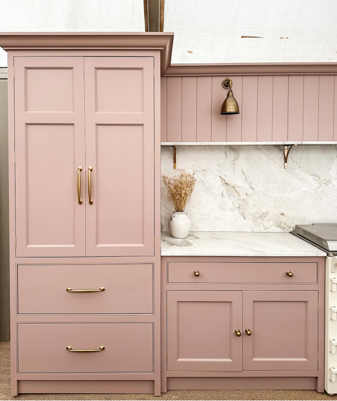 Dusty Pink for a Warm Glow