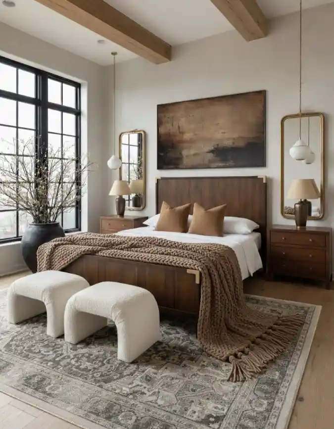 Earthy Minimalist Sanctuary