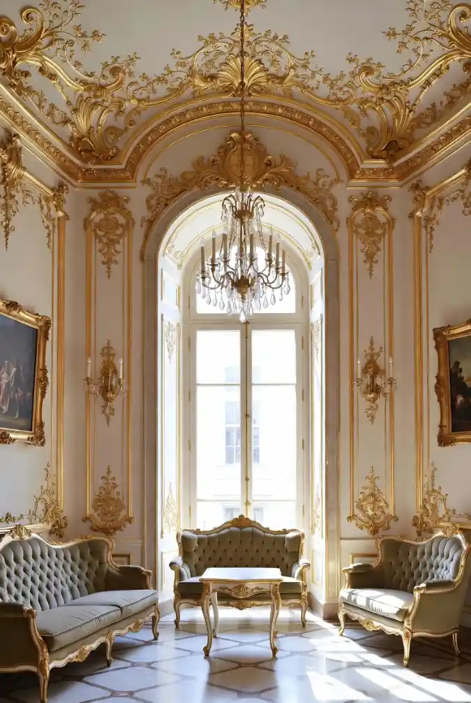 Embrace All-Over Gilded Boiserie