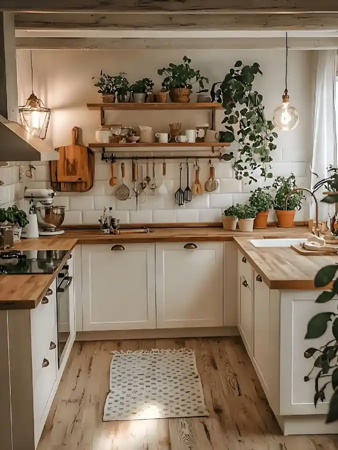 Embrace Organic Textures and Greenery