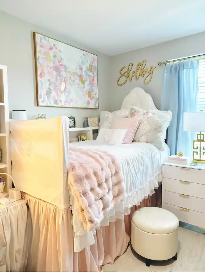 Layered Luxe Bedding with Personalized Accents