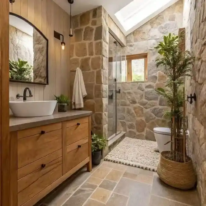 Organic Stone Cove Retreat