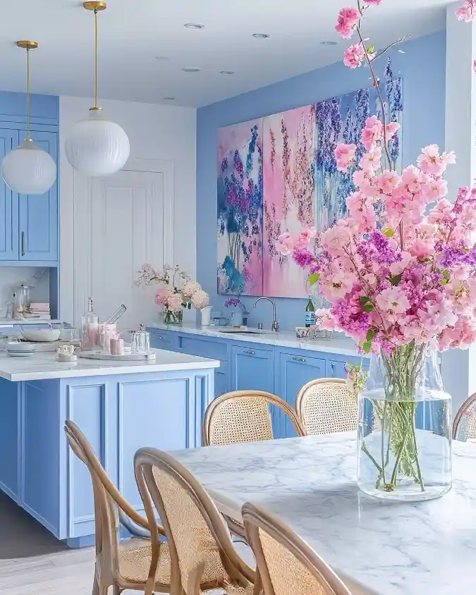 Pretty in Pink and Blue