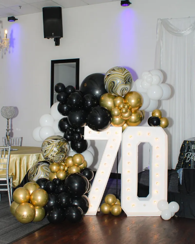 Classic Elegance in Monochrome and Gold