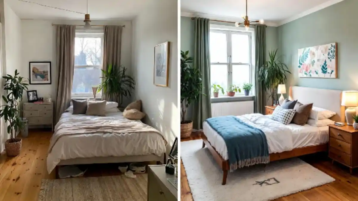 Basic Bedroom to Boutique Retreat