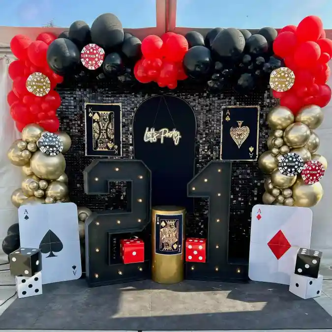 Casino Night Decor