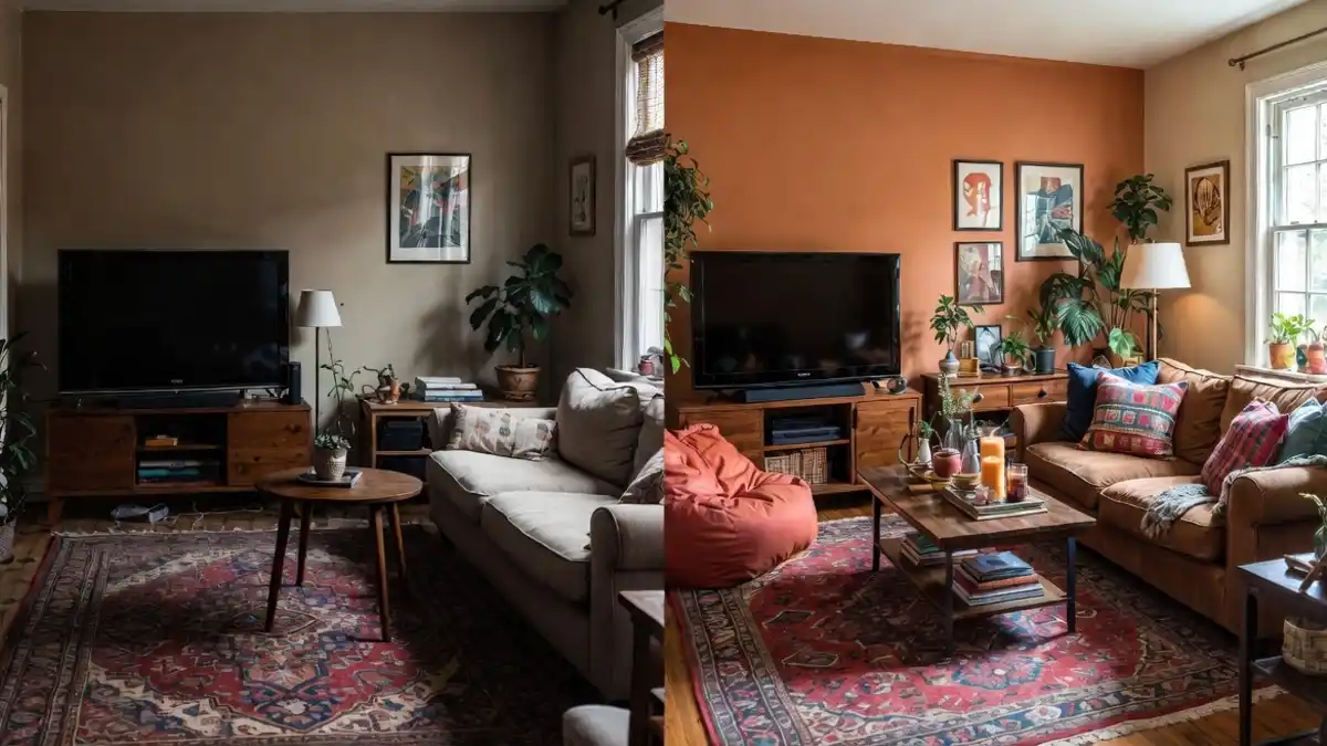 Cozy Boho Accent Wall Upgrade