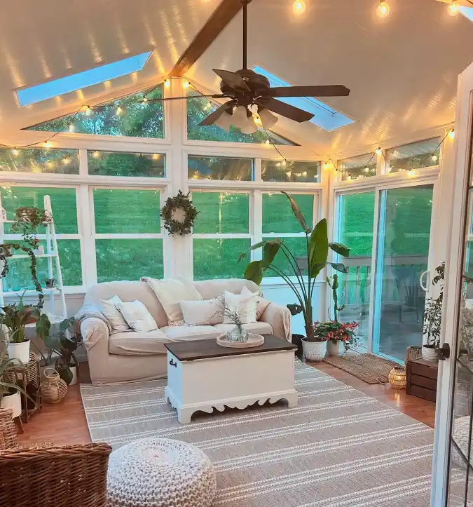 Create Ambiance with Warm String Lights