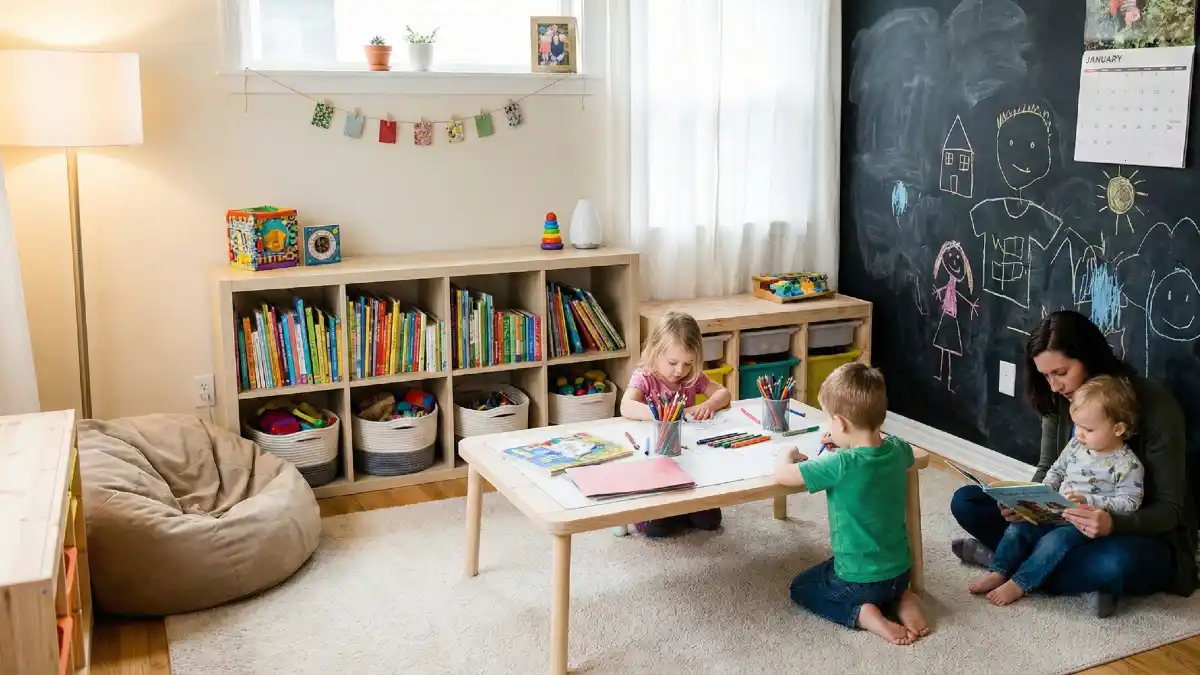 Creative Art and Reading Nook