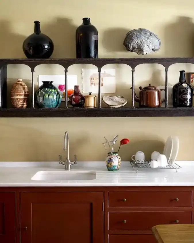 Curated Rustic Archway Shelf