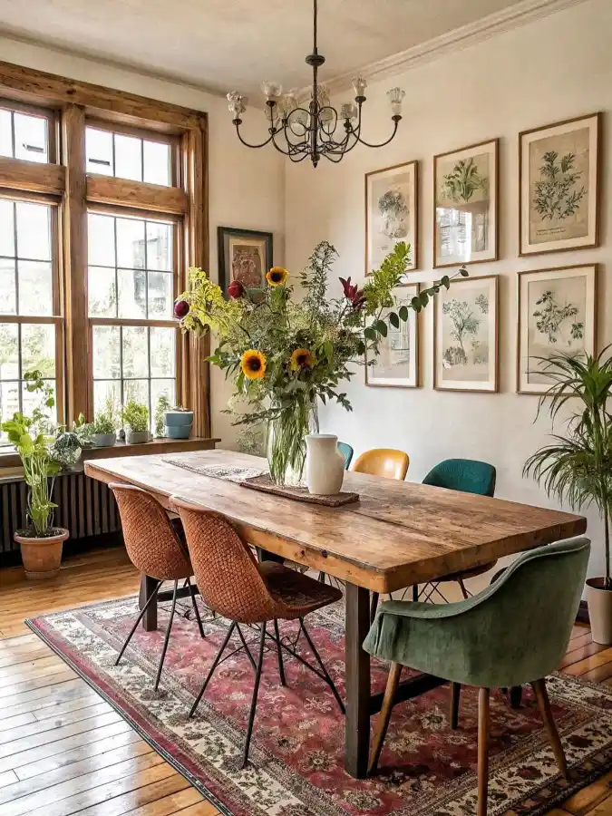 Damage-Free Botanical Gallery Wall