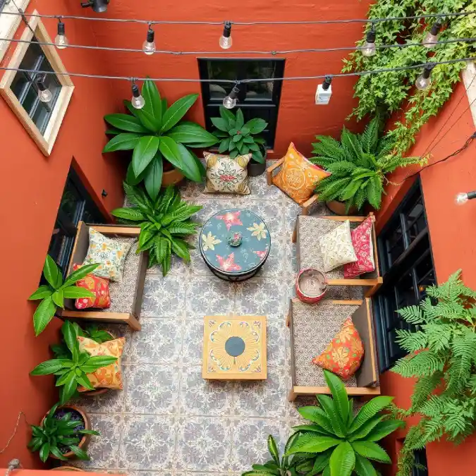 Design a Vibrant Courtyard Oasis