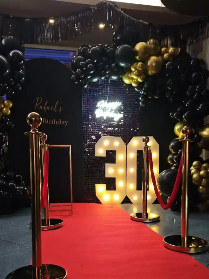 Glamorous Red Carpet Entrance