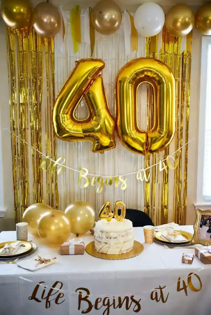 Golden "Life Begins" Milestone Bash