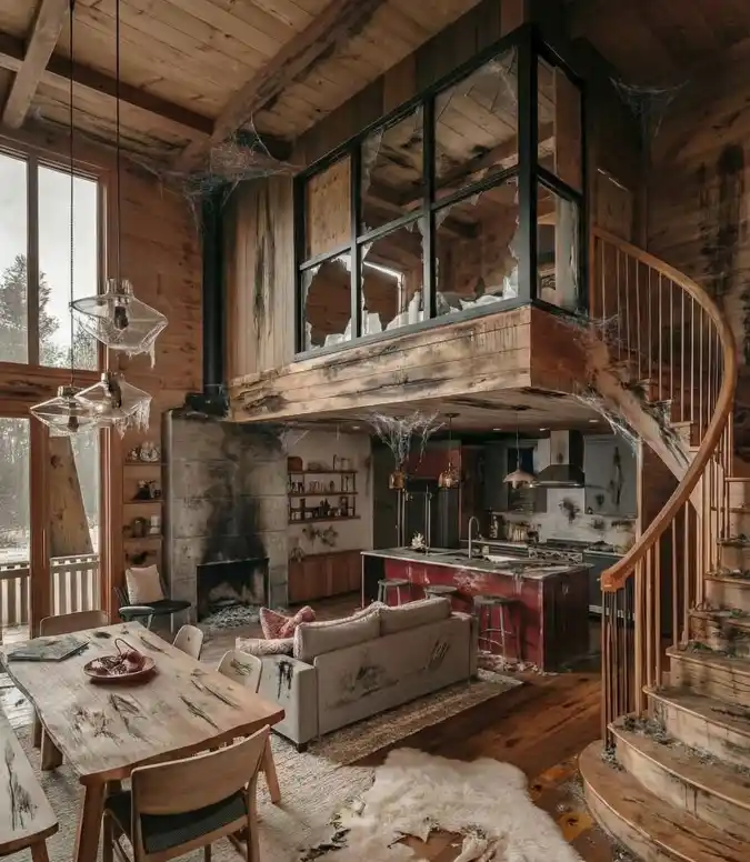 Grand Architectural Cabin Makeover