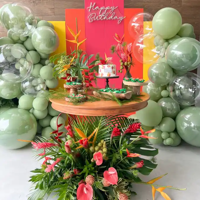 Lush Botanical Dessert Station