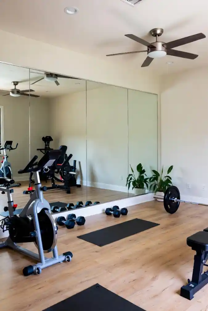 Minimalist Mirror Motion Gym