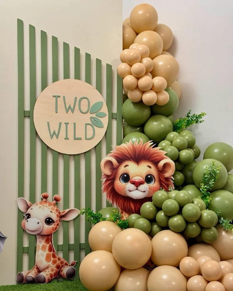 Olive and Cream "Two Wild" Corner Display