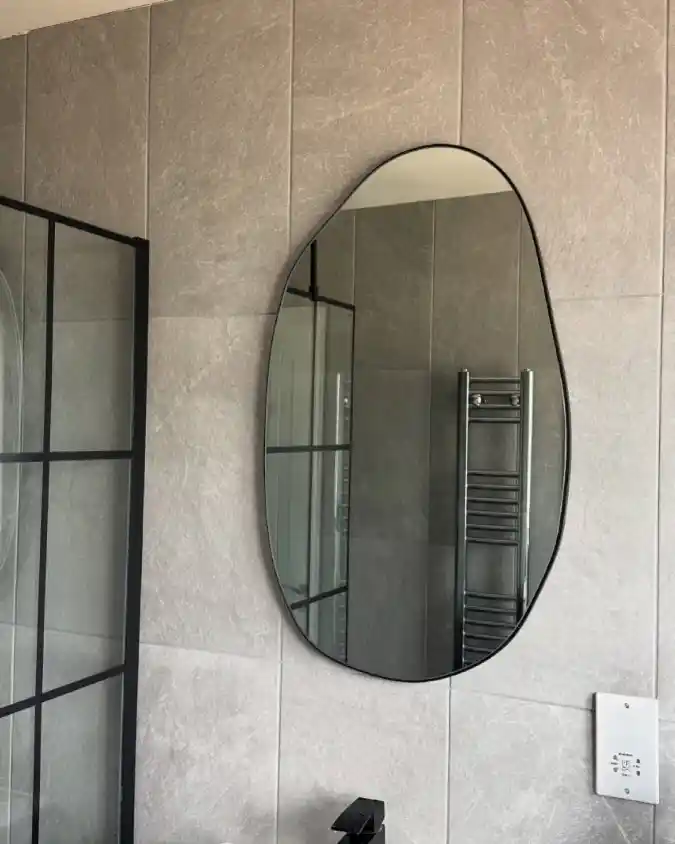 Organic Pebble Mirror