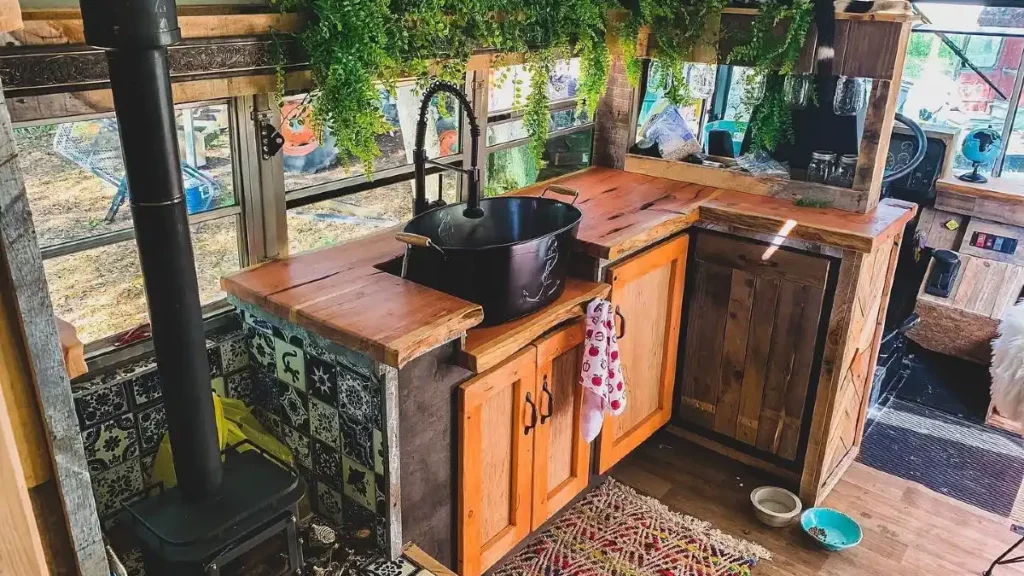 Rustic Cabin Aesthetic with Natural Wood