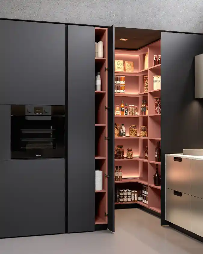 Seamless Integrated Pantry