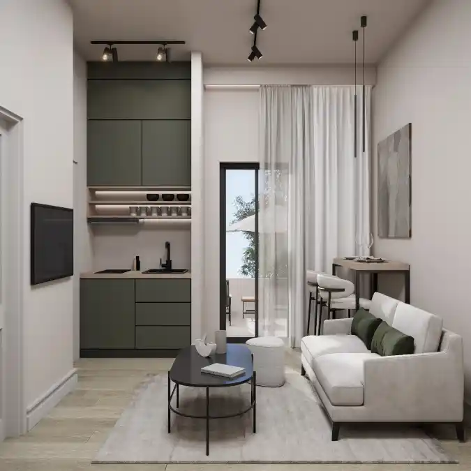 Soft Partition Modern Studio