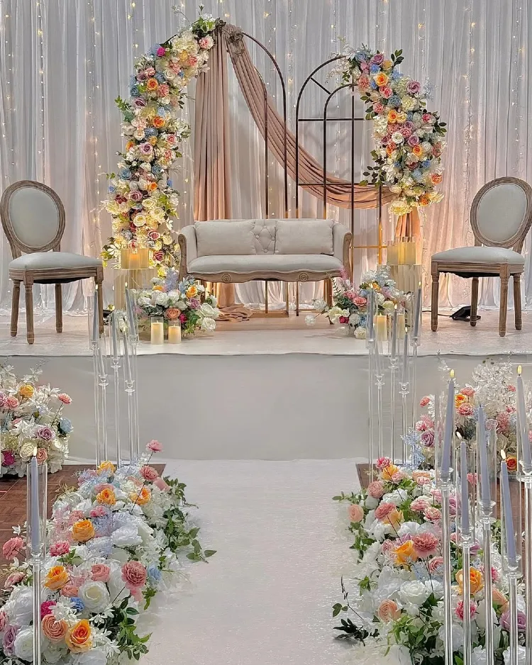 Soft Pastel & Floral Indoor Oasis for Your Spring Celebration
