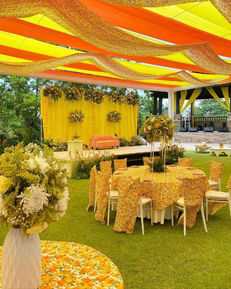 Sunshine Citrus Canopy and Floral Brunch