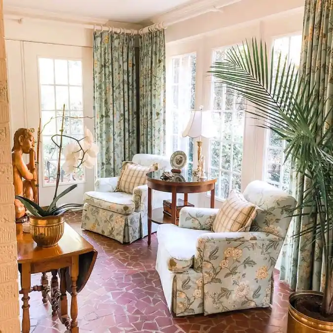 Traditional Comfort with Pattern Play