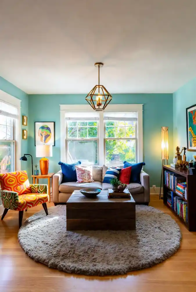 Vibrant Boho Lounge