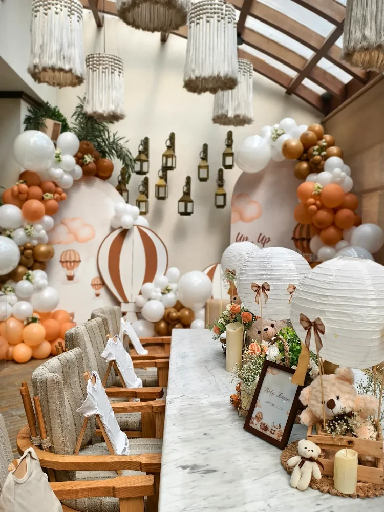 Whimsical Terracotta "Up and Away" Adventure Theme