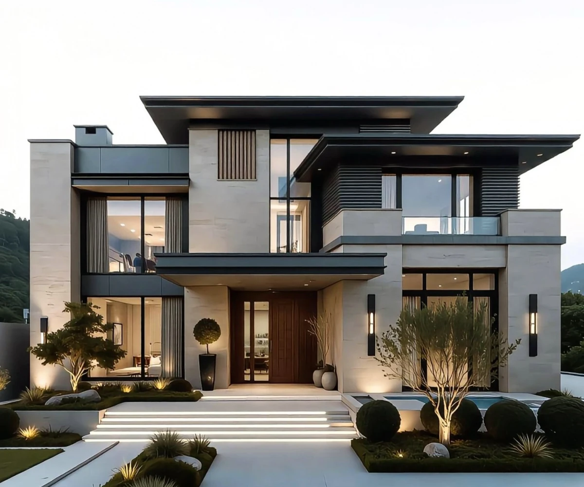 Textured Beige and Dark Gray