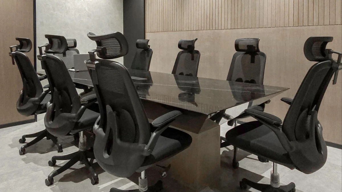 Dark Stone Conference Table