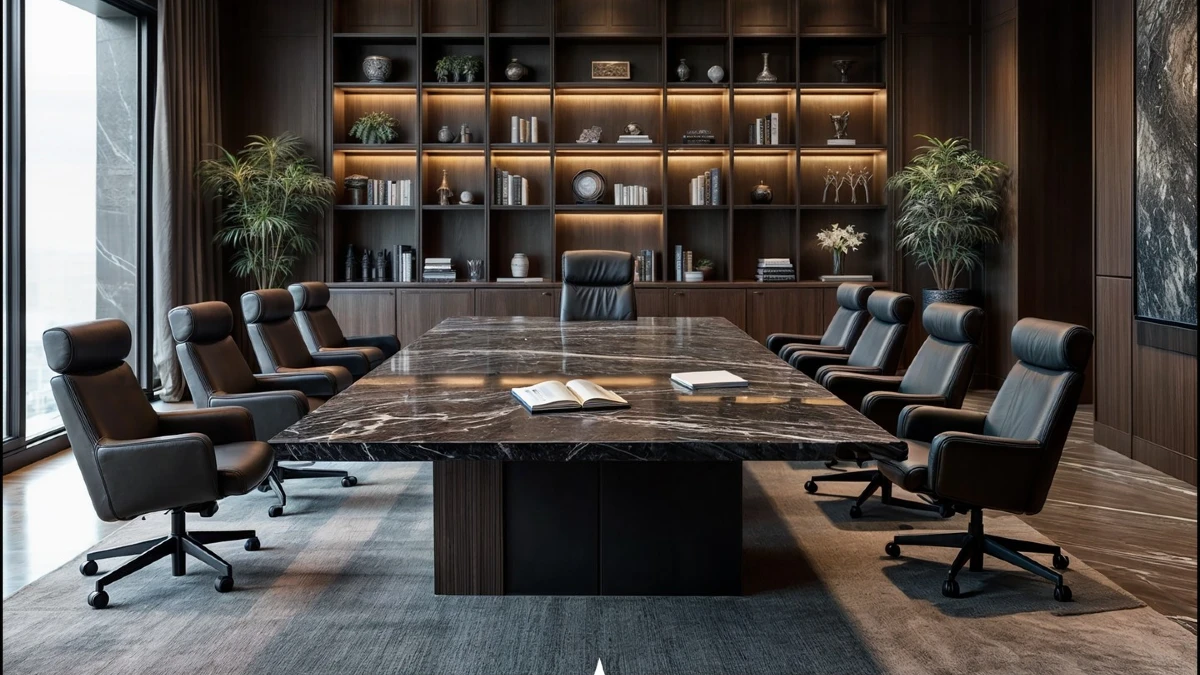 Luxury Marble Boardroom Table