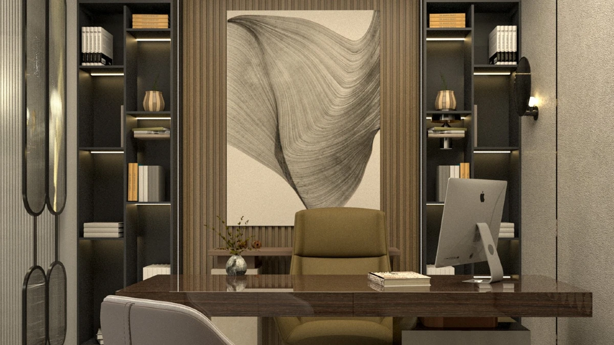 Large Abstract Art Focal Point