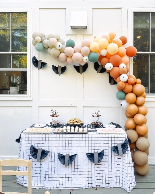 Pastel Earth Tone Dessert Table