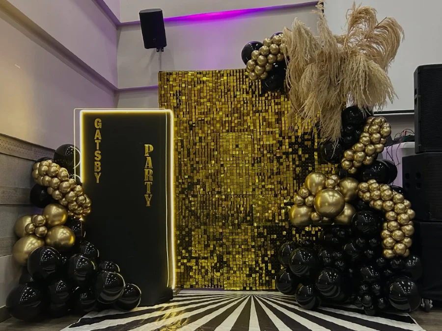 Shimmering Sequin Wall