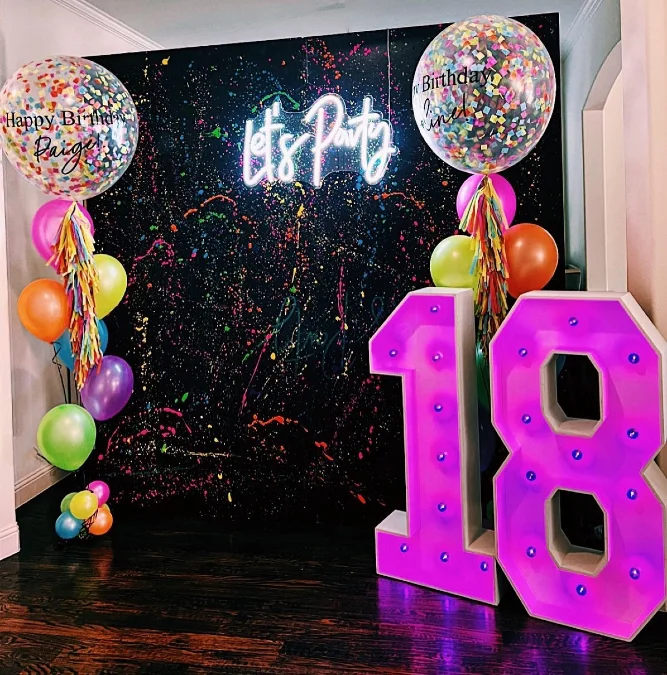Confetti Balloon Marquee