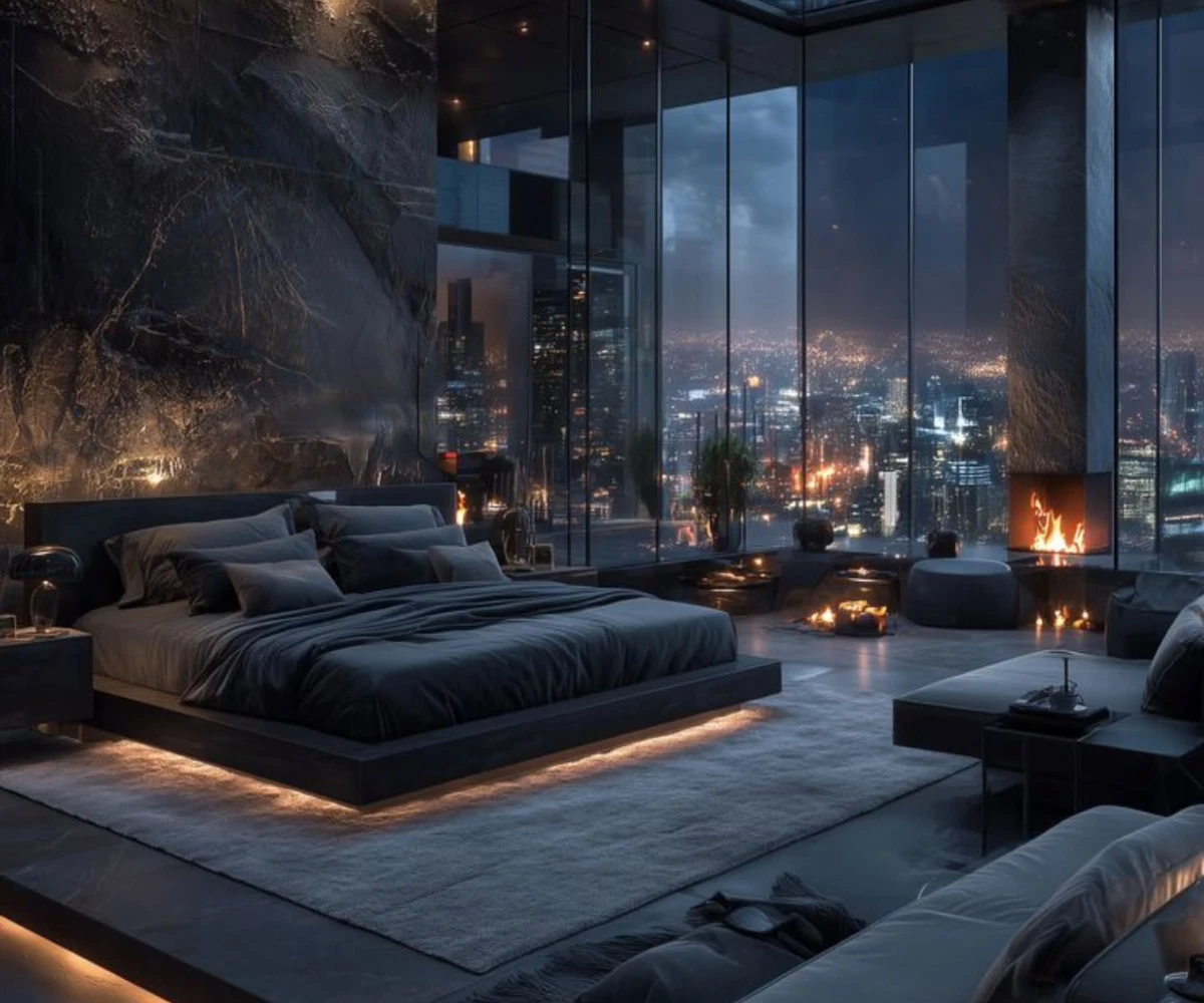 10. Floating Bed and Panoramic City Views