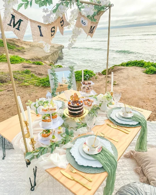 Coastal Cliffside Celebration