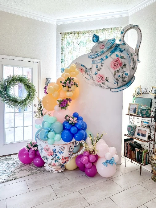 Giant Teapot Balloon Display