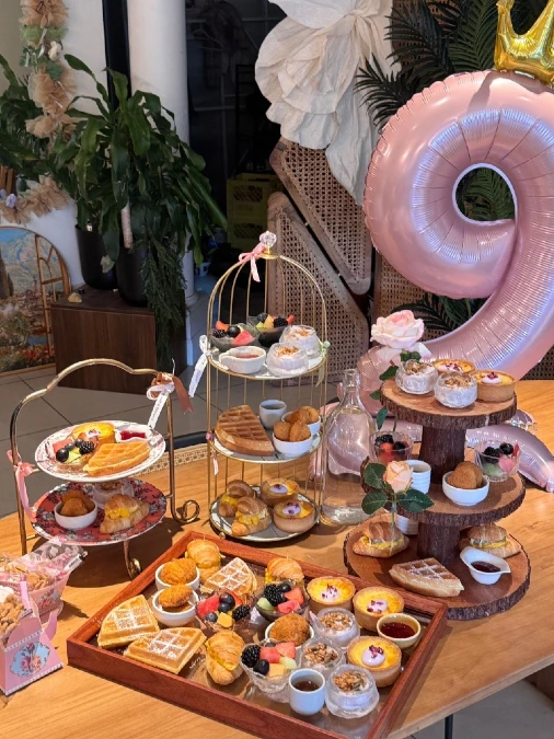 Golden Brunch Display