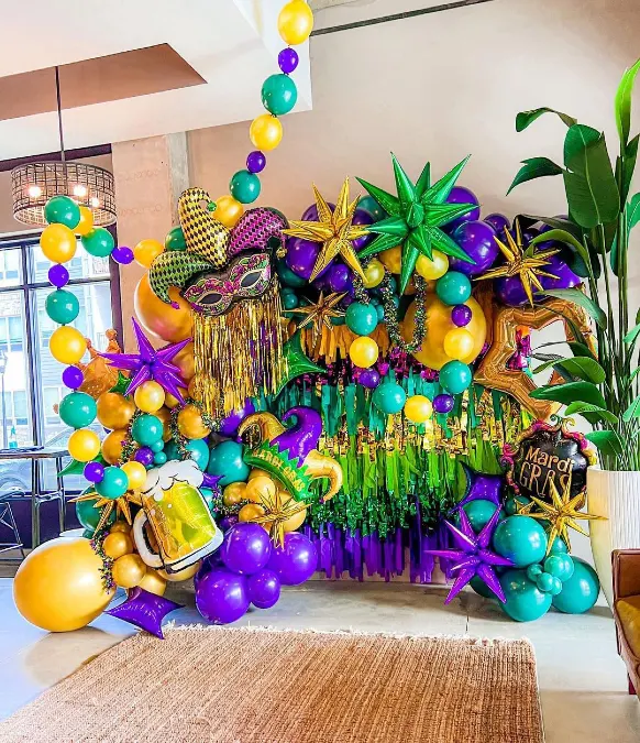 Festive Balloon Backdrop