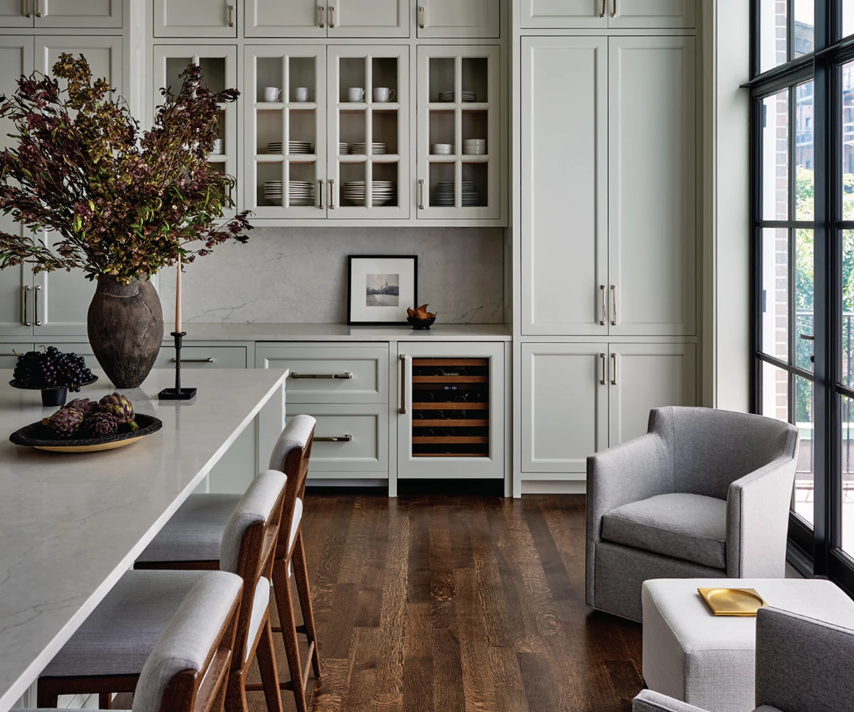 Glass Front Cabinetry