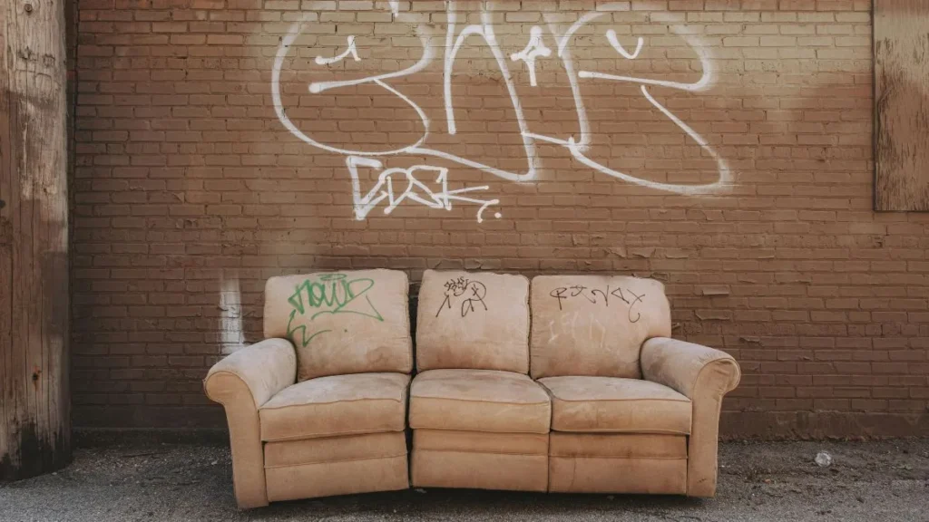 Old Couch Cushions and Mattresses